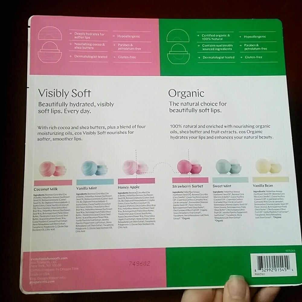 SOLD EOS lip balm 6 pack - Picture 2 of 5